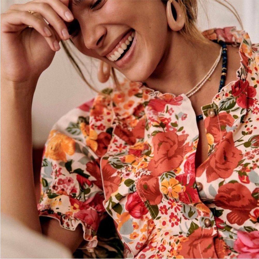 Sezane Guillemette Shirt, French size 36 (US size 4)